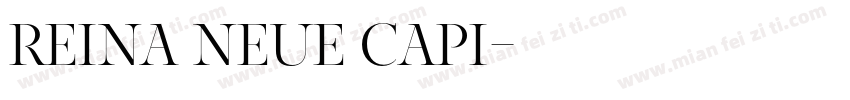 Reina Neue Capi字体转换